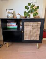 Prachtig kastje met rotan, Huis en Inrichting, Kasten | Dressoirs, Ophalen of Verzenden, Zo goed als nieuw, 25 tot 50 cm, 50 tot 100 cm