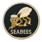 Patch - Embleem US Navy Seabees, Ophalen of Verzenden, Marine, Amerika, Embleem of Badge