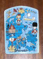 2 Vintage wandtegels Inger Waage voor Stavanger Flint Norway, Ophalen of Verzenden, Zo goed als nieuw