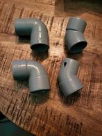 PVC Bochten 90 graden - Diameter 40mm, Doe-het-zelf en Verbouw, Buizen en Afvoer, Bochten, Gebruikt, Pvc, Ophalen of Verzenden