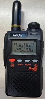 Heider PRO 5 Dualband mini portofoon, Ophalen of Verzenden, Zo goed als nieuw, Portofoon of Walkie-talkie, Met broekklem