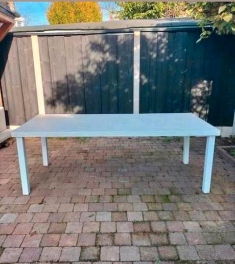 Buitentafel tuintafel 90x210cm, Tuin en Terras, Tuintafels, Rechthoekig, Aluminium, Ophalen