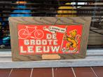 Vintage De Groote Leeuw Reclamebord, Verzamelen, Merken en Reclamevoorwerpen, Reclamebord, Gebruikt, ., Ophalen of Verzenden