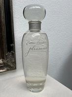 Estee Lauder  Pleasures GIANT Factice geheel van glas!!, Verzamelen, Verzenden, Zo goed als nieuw, Parfumfles