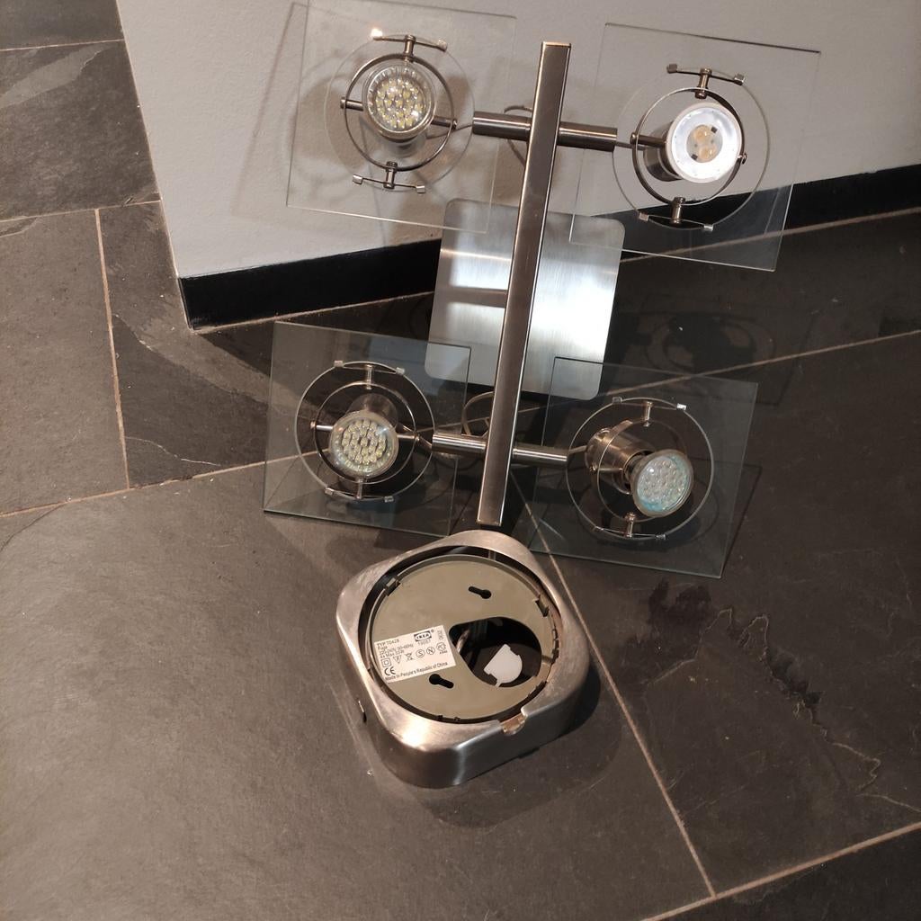 Ikea Fuga Plafondspot - Stijlvol en Functioneel, Huis en Inrichting, Ophalen, Gebruikt, Glas, Modern