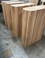 Eiken Latjes Kolom Poten - 30+ Kleuren!, Ophalen, Tafelpoot, Minder dan 50 cm, 50 tot 100 cm