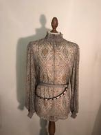 GIGUE BLOUSE PAISLEY TRANSPARANT PASTEL, Maat 38/40 (M), Overige kleuren, Verzenden, Zo goed als nieuw