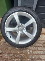 Originele Audi velgen met Bridgestone zomerbanden 17 inch, Ophalen, 18 inch, Gebruikt, 255 mm