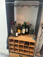 Wijn kast dutchbone, Ophalen, Zo goed als nieuw, Hout, Minder dan 50 cm