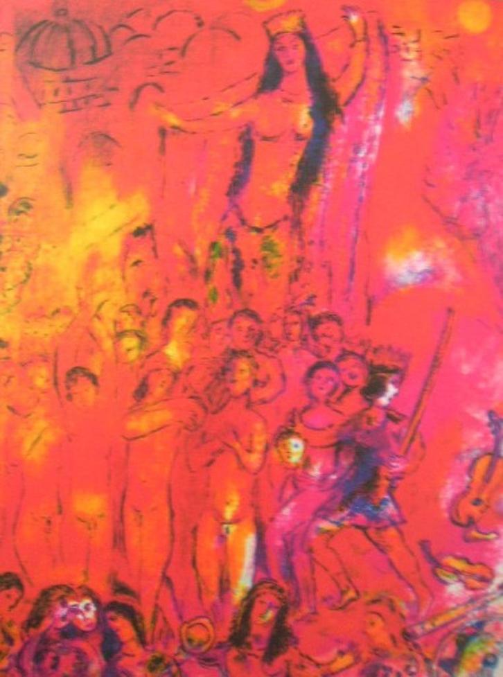 Marc Chagall (1887) Lithografie " Arabian Nights" Nr.2 Gen G, Antiek en Kunst, Kunst | Litho's en Zeefdrukken, Ophalen of Verzenden