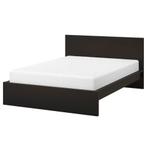 Malm ikea bed 160, 160 cm, Wit, Zo goed als nieuw, Hout