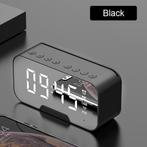 Digitale wekker met bluetooth speaker, radio, spiegel en TF, Ophalen, Nieuw, Digitaal