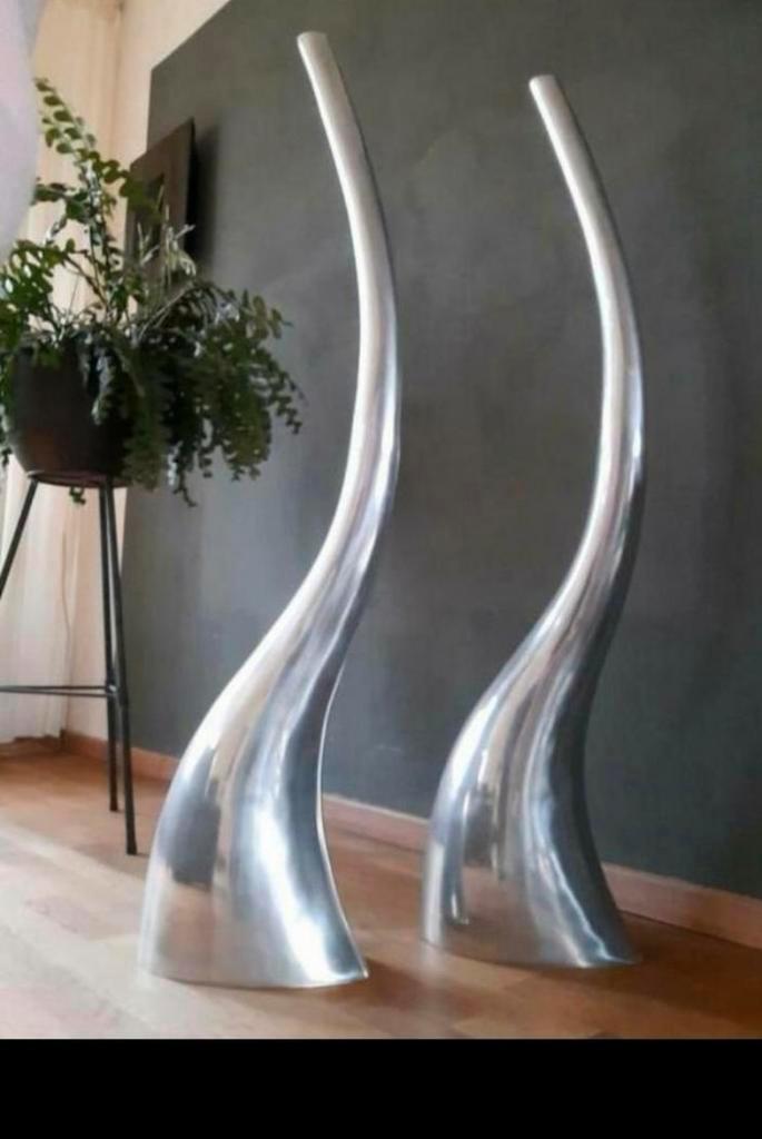 BOB stijlvol vazen  'SNAKE' 125 CM "BREAGLE GARDEN" ZGAN, Huis en Inrichting, Woonaccessoires | Vazen, Zo goed als nieuw, Overige kleuren