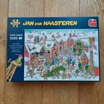 Puzzel 5000 stukjes Jan v Haasteren 'Het dorp vd kerstman', Hobby en Vrije tijd, Denksport en Puzzels, Ophalen of Verzenden, Meer dan 1500 stukjes