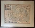 Antieke kaart van Drenthe - 17e eeuw, Antiek en Kunst, Kunst | Etsen en Gravures, Ophalen of Verzenden