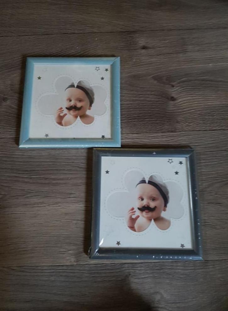 Twee nieuwe fotolijsten – blauw en grijs – nog in folie, Audio, Tv en Foto, Fotografie | Fotolijsten, Nieuw, Ophalen