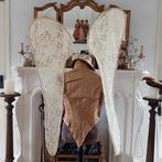 Grote oude kanten engelen vleugels, Antiek en Kunst, Curiosa en Brocante, Verzenden