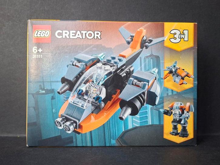 Lego Creator 3in1 Cyber Drone minifig NIEUW Cyber Mecha, Kinderen en Baby's, Speelgoed | Duplo en Lego, Nieuw, Lego, Complete set