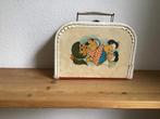 Vintage koffertje. Kartonnen Kinderkoffertje., Verzamelen, Ophalen of Verzenden