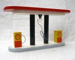 Shell benzine pompstation, zelfbouw schaal 1/20 verlichting, Antiek en Kunst, Antiek | Speelgoed, Ophalen of Verzenden