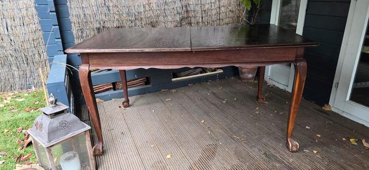 Queen Ann eettafel, Huis en Inrichting, Tafels | Eettafels, Gebruikt, 50 tot 100 cm, 200 cm of meer, Rechthoekig, Ophalen