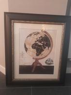 Wanddecoratie Set - Donkerbruine Lijst, 2 stuks, Ophalen of Verzenden, 75 cm of meer, 50 tot 75 cm, Print