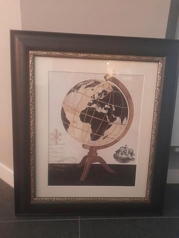 Wanddecoratie Set - Donkerbruine Lijst, 2 stuks beschikbaar voor biedingen