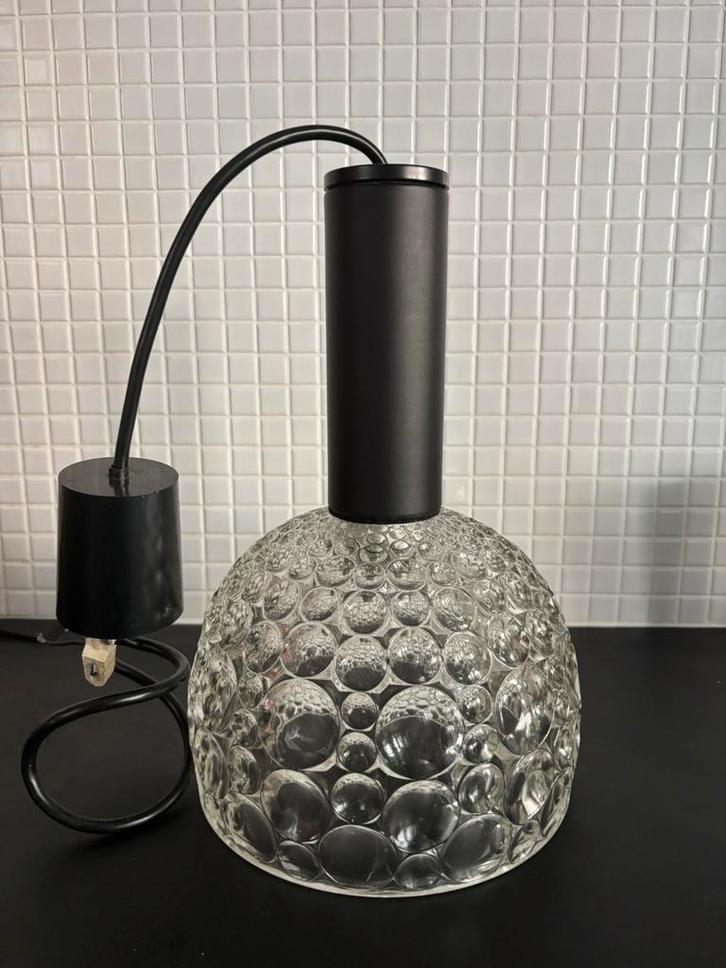 Peil & Putzler jaren 70 Space Age lamp, Huis en Inrichting, Lampen | Hanglampen, Zo goed als nieuw, Minder dan 50 cm, Glas, Ophalen of Verzenden