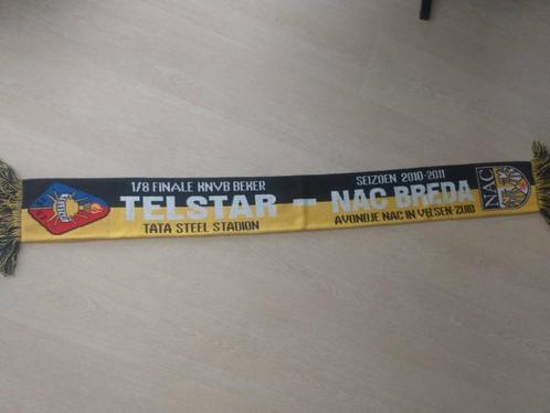 NAC Breda sjaals van de bekerwedstrijd tegen Telstar, Verzamelen, Sportartikelen en Voetbal, Nieuw, Vaantje of Sjaal, NAC Breda
