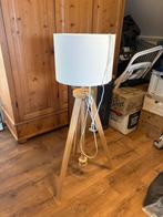 Lauters Ikea lamp staand essen/wit, Ophalen, Zo goed als nieuw, Hout, 150 tot 200 cm