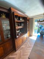 Heldense Mahoniehouten Wandkast met Bar & Vitrine, Ophalen