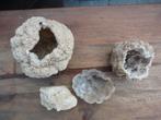 HALVE BOLLEN BERGKRISTAL//GEODE  TE KOOP, Ophalen of Verzenden, Mineraal
