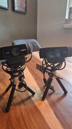 Logitech C922 Pro HD Webcams - incl Statief (2 stuks), Gebruikt, MacOS, Logitech, Ophalen of Verzenden
