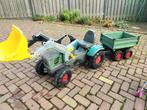 Rolley toys Fendt 211 met frontlader en 3 zijdige kipper, Ophalen, Gebruikt, Overige merken, Met kar of aanhanger