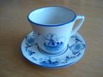 Kop en schotel Delfts blauw, Ophalen of Verzenden