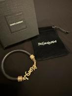 Yves Saint Laurent Armband - Zwart met Gouden Details, Zwart, Leer, Ophalen of Verzenden, Zo goed als nieuw