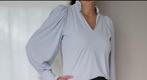 Studio Anneloes Rosella blouse M Travelstof Grijs Top, Maat 38/40 (M), Studio Anneloes, Ophalen of Verzenden, Zo goed als nieuw