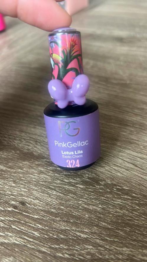 Pink gellac 324 lotus lila, Sieraden, Tassen en Uiterlijk, Uiterlijk | Cosmetica en Make-up, Zo goed als nieuw, Handen en Nagels
