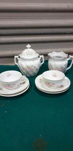 roomstel met bloemen, Huis en Inrichting, Keuken | Servies, Ophalen of Verzenden, 'T Olde Gre-j, Info@toldegrej.nl, Endepoelstraat 20f Didam