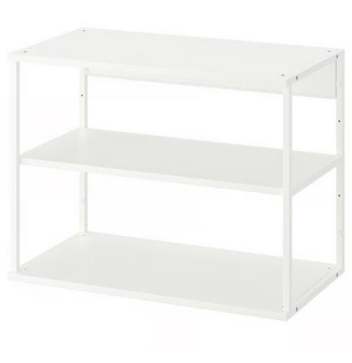 Witte ikea platsa kast, Huis en Inrichting, Kasten | Stellingkasten, Zo goed als nieuw, Ophalen