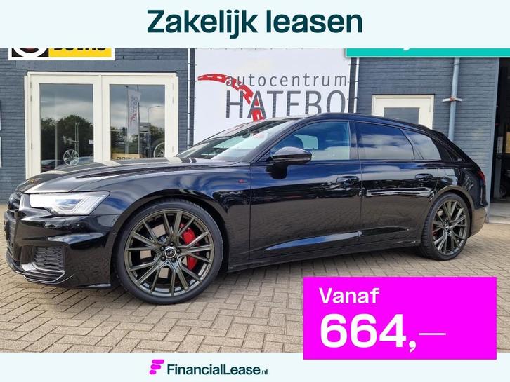 Audi A6 55TFSi 367pk Full S-line Matrix Sport Panorama 360gr, Auto's, Audi, Bedrijf, Lease, Financial lease, A6, 4x4, ABS, Achteruitrijcamera