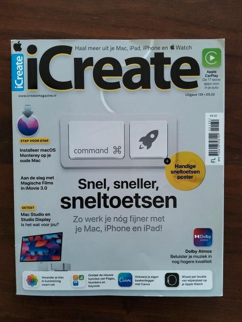 iCreate Magazine 139 2022, Boeken, Tijdschriften en Kranten, Gelezen, Overige typen, Ophalen of Verzenden
