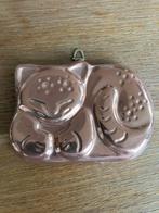Koperen Bakvorm poes kat vintage bak vorm  koekjesvorm, Antiek en Kunst, Ophalen of Verzenden