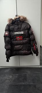 Winterjas - Geographical Norway  - Maat M, Bruin, Maat 48/50 (M), Ophalen of Verzenden, Zo goed als nieuw