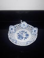 Antieke Meissen zwiebelmuster ajourschaal, Antiek en Kunst, Antiek | Porselein, Verzenden