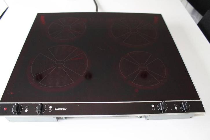 Elektrische kookplaat merk Gaggenau, Witgoed en Apparatuur, Kookplaten, Gebruikt, Inbouw, Elektrisch, 4 kookzones, Ophalen