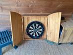 houten kastje voor dartbord, Sport en Fitness, Darts, Ophalen, Gebruikt, Dartbord