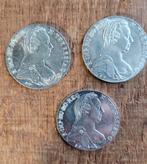 Setje van 3 Maria Theresia Daalders, Ophalen of Verzenden, Overige landen, Setje, Zilver