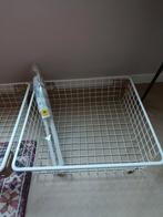 2x Ikea HJÄLPA draadmand met uittrekrail wit Platsa systeem, Huis en Inrichting, Ophalen, Nieuw