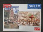Legpuzzel 2 x 1000 stukjes. Diverse onderwerpen, Ophalen of Verzenden, 500 t/m 1500 stukjes, Nieuw, Legpuzzel